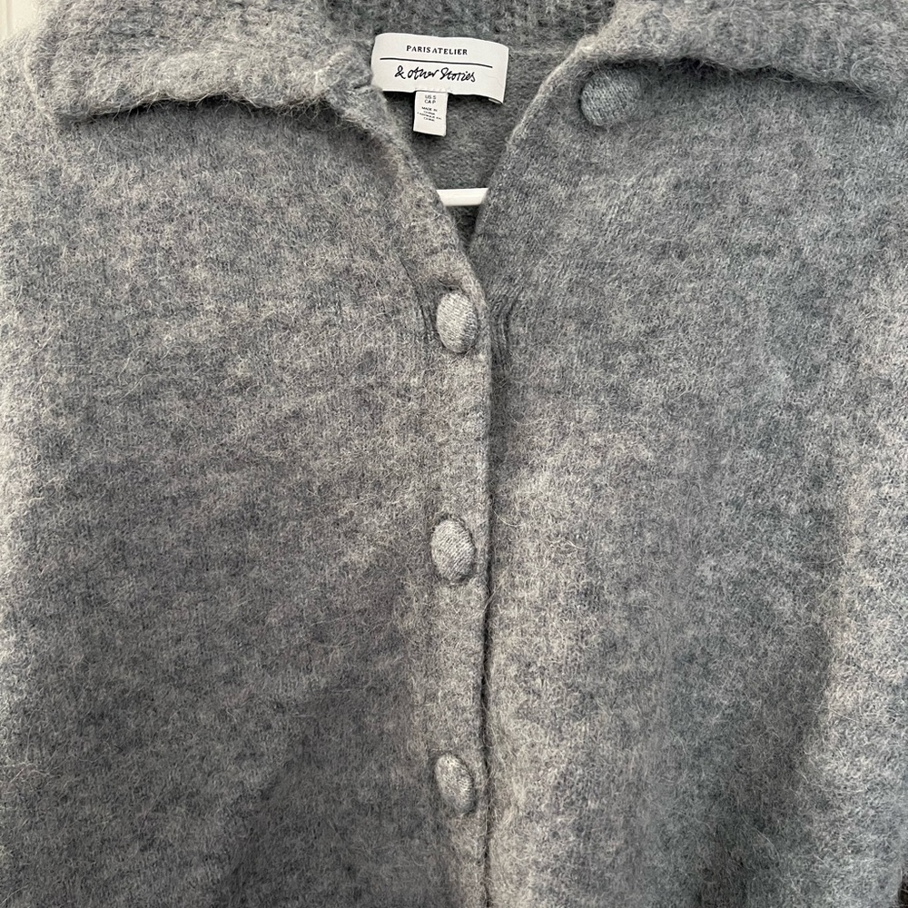 And other stories scrolled cardigan